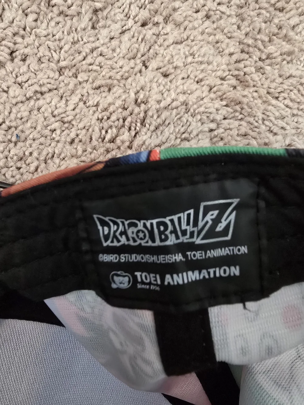 Dragon Ball Z Anime Hat Vegeta Saga Character Panel Flatbill Snapback Cap